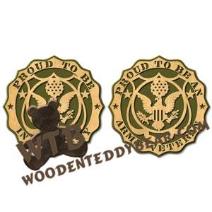 Proud Army Set fretwork scroll saw pattern |The Wooden Teddy Bear