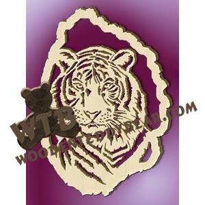Tiger fretwork scroll saw pattern |The Wooden Teddy Bear