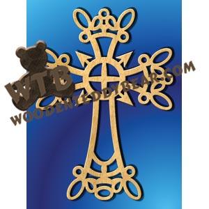 Arrows Cross fretwork scroll saw pattern |The Wooden Teddy Bear