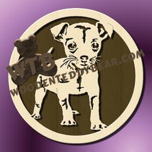 Fierce Puppy fretwork scroll saw pattern |The Wooden Teddy Bear