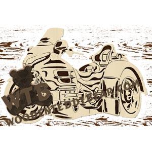 Honda Goldwing Trike fretwork scroll saw pattern |The Wooden Teddy Bear