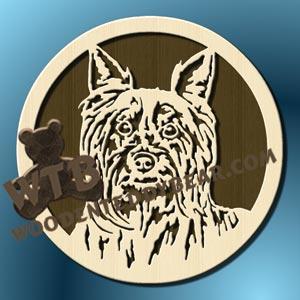 Silky Terrier fretwork scroll saw pattern |The Wooden Teddy Bear