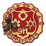 Proud 911 Dispatcher fretwork scroll saw pattern |The Wooden Teddy Bear