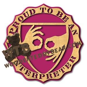 Proud Interpreter fretwork scroll saw pattern |The Wooden Teddy Bear