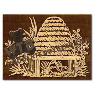 Beehive fretwork scroll saw pattern |The Wooden Teddy Bear