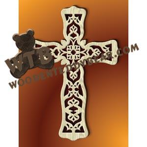 Fretwork Cross fretwork scroll saw pattern |The Wooden Teddy Bear