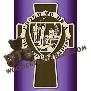 Proud Physiotherapist Cross fretwork scroll saw pattern |The Wooden Teddy Bear