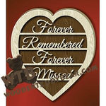 Remembrance Heart #2 fretwork scroll saw pattern |The Wooden Teddy Bear