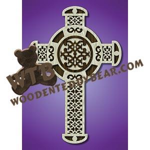 Celtic Cross #17 fretwork scroll saw pattern |The Wooden Teddy Bear