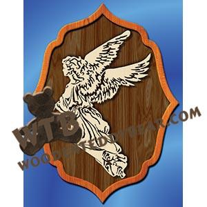 Angel Plaque fretwork scroll saw pattern |The Wooden Teddy Bear