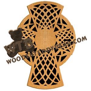 Celtic Cross #2 fretwork scroll saw pattern |The Wooden Teddy Bear