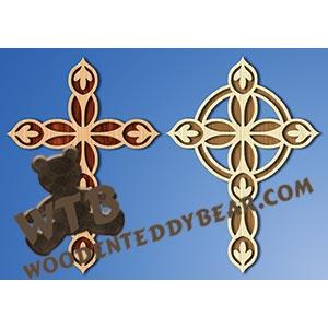 Fret Cross 382 Set fretwork scroll saw pattern |The Wooden Teddy Bear
