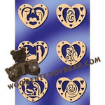 Holy Family Ornaments #2 fretwork scroll saw pattern |The Wooden Teddy Bear