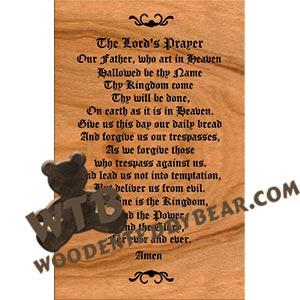 Lord's Prayer fretwork scroll saw pattern |The Wooden Teddy Bear - The Wooden Teddy Bear, Inc
