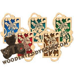 Curly Plaque with Bow & Bells Set fretwork scroll saw pattern |The Wooden Teddy Bear