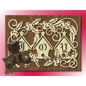 JOY Birdhouses fretwork scroll saw pattern |The Wooden Teddy Bear