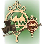 Shepherd & Wisemen Ornament & Plaque fretwork scroll saw pattern |The Wooden Teddy Bear