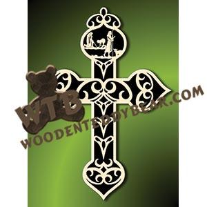 Shepherds Cross fretwork scroll saw pattern |The Wooden Teddy Bear