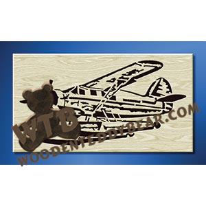 Float Plane fretwork scroll saw pattern |The Wooden Teddy Bear