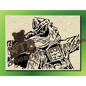 Viking fretwork scroll saw pattern |The Wooden Teddy Bear