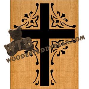 Cross fretwork scroll saw pattern |The Wooden Teddy Bear