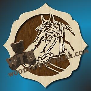 Horse Head fretwork scroll saw pattern |The Wooden Teddy Bear