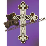 Celtic Cross #19 fretwork scroll saw pattern |The Wooden Teddy Bear