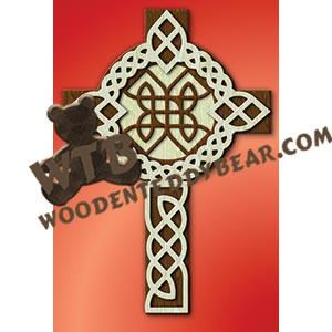 Celtic Cross #20 fretwork scroll saw pattern |The Wooden Teddy Bear