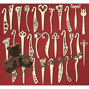 Bookmark Set #5 fretwork scroll saw pattern |The Wooden Teddy Bear