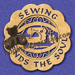 Sewing Decorative Plate fretwork scroll saw pattern |The Wooden Teddy Bear