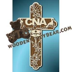 CNA Cross fretwork scroll saw pattern |The Wooden Teddy Bear