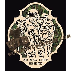 No Man Left Behind fretwork scroll saw pattern |The Wooden Teddy Bear