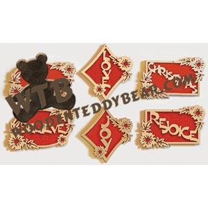 Flowers Framed Ornaments fretwork scroll saw pattern |The Wooden Teddy Bear