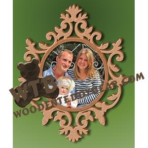 Decorative Picture Frame fretwork scroll saw pattern |The Wooden Teddy Bear