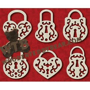 Lock Ornaments fretwork scroll saw pattern |The Wooden Teddy Bear