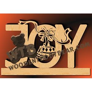 Joy Bells & Bow fretwork scroll saw pattern |The Wooden Teddy Bear