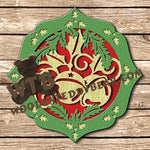 Christmas Layered Scene #7 fretwork scroll saw pattern |The Wooden Teddy Bear