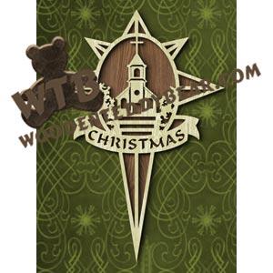 Star Plaque Church fretwork scroll saw pattern |The Wooden Teddy Bear