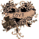 Delicate Fret Hearts fretwork scroll saw pattern |The Wooden Teddy Bear
