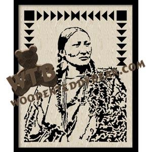 Mature Indian Woman fretwork scroll saw pattern |The Wooden Teddy Bear