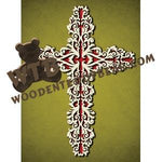 Ornate Cross fretwork scroll saw pattern |The Wooden Teddy Bear