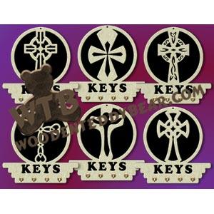 Cross Key Plaques fretwork scroll saw pattern |The Wooden Teddy Bear