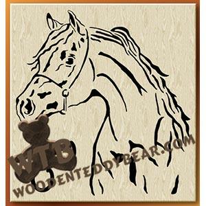 Arab Horse fretwork scroll saw pattern |The Wooden Teddy Bear