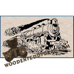 Steam Locomotive fretwork scroll saw pattern |The Wooden Teddy Bear