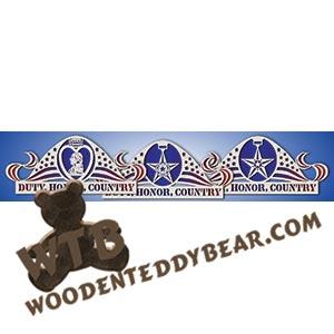 US Flag Military Medals fretwork scroll saw pattern |The Wooden Teddy Bear