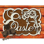 Easter Plaque fretwork scroll saw pattern |The Wooden Teddy Bear