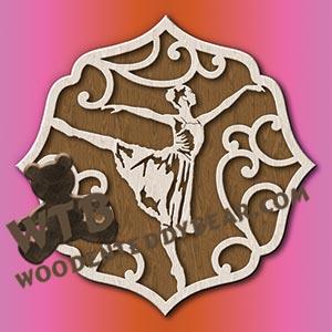 Ballerina fretwork scroll saw pattern |The Wooden Teddy Bear