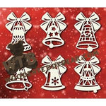 Bell Ornaments fretwork scroll saw pattern |The Wooden Teddy Bear