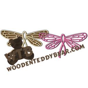 Cancer Dragonfly fretwork scroll saw pattern |The Wooden Teddy Bear