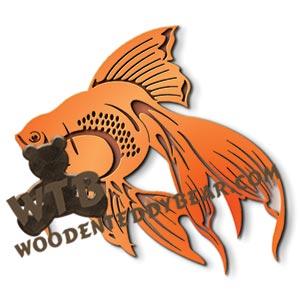 Goldfish fretwork scroll saw pattern |The Wooden Teddy Bear